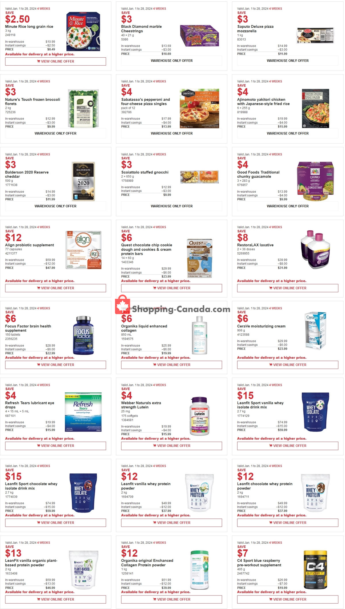 Costco flyer from Monday January 1, 2024 to Sunday January 28, 2024 - page 3