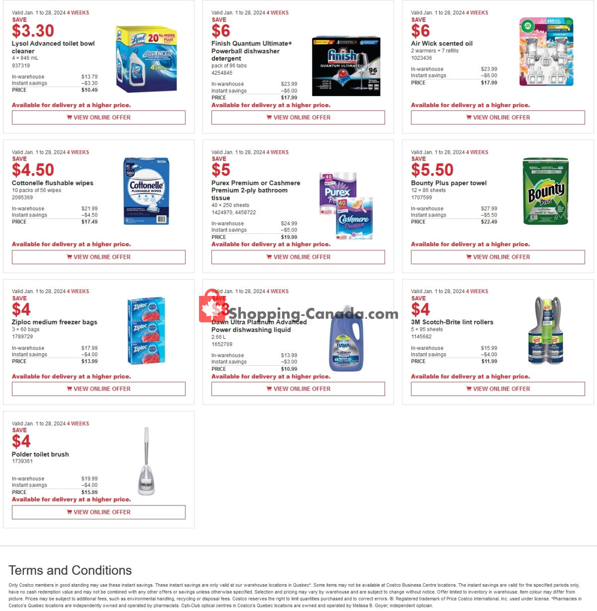 Costco flyer from Monday January 1, 2024 to Sunday January 28, 2024 - page 5
