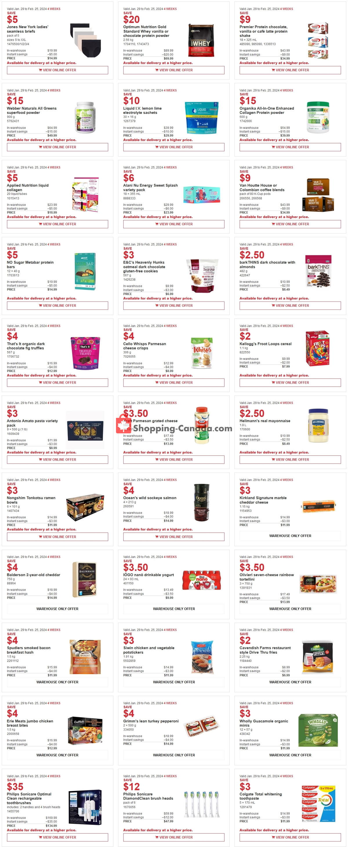 Costco flyer from Monday January 29, 2024 to Sunday February 25, 2024 - page 2