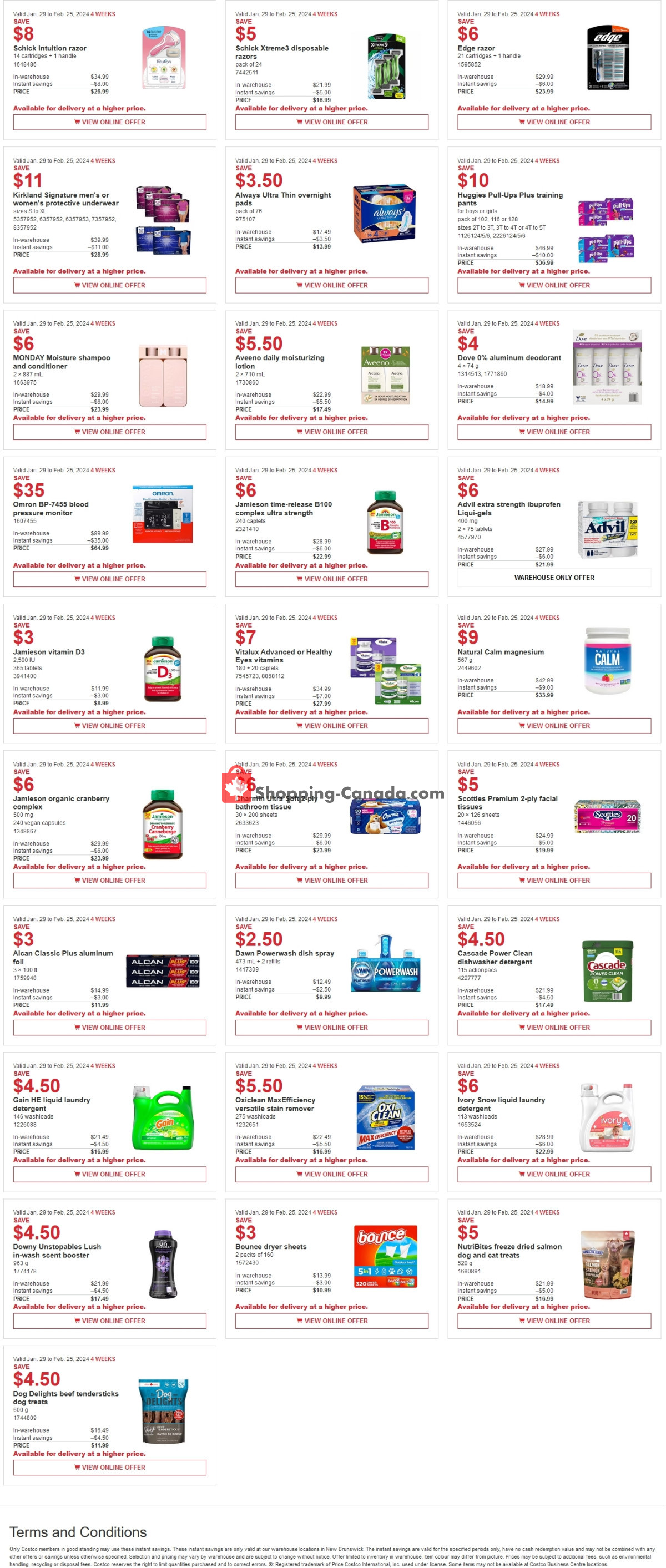 Costco flyer from Monday January 29, 2024 to Sunday February 25, 2024 - page 3