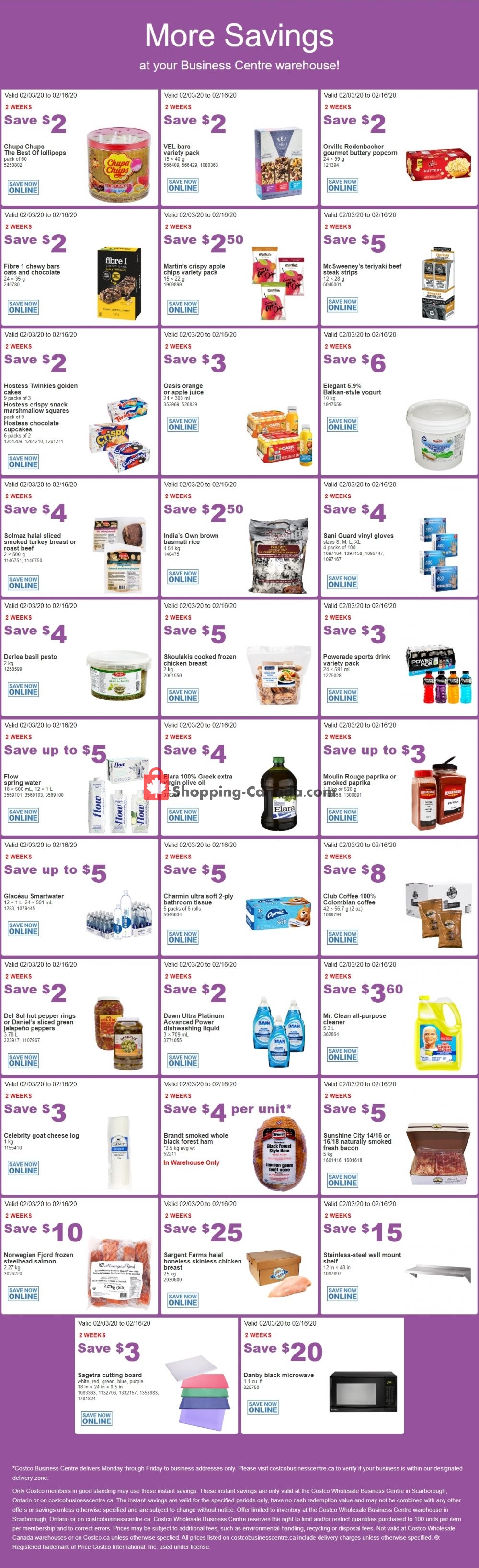 Costco flyer from Monday February 3, 2020 to Sunday February 16, 2020 - page 1