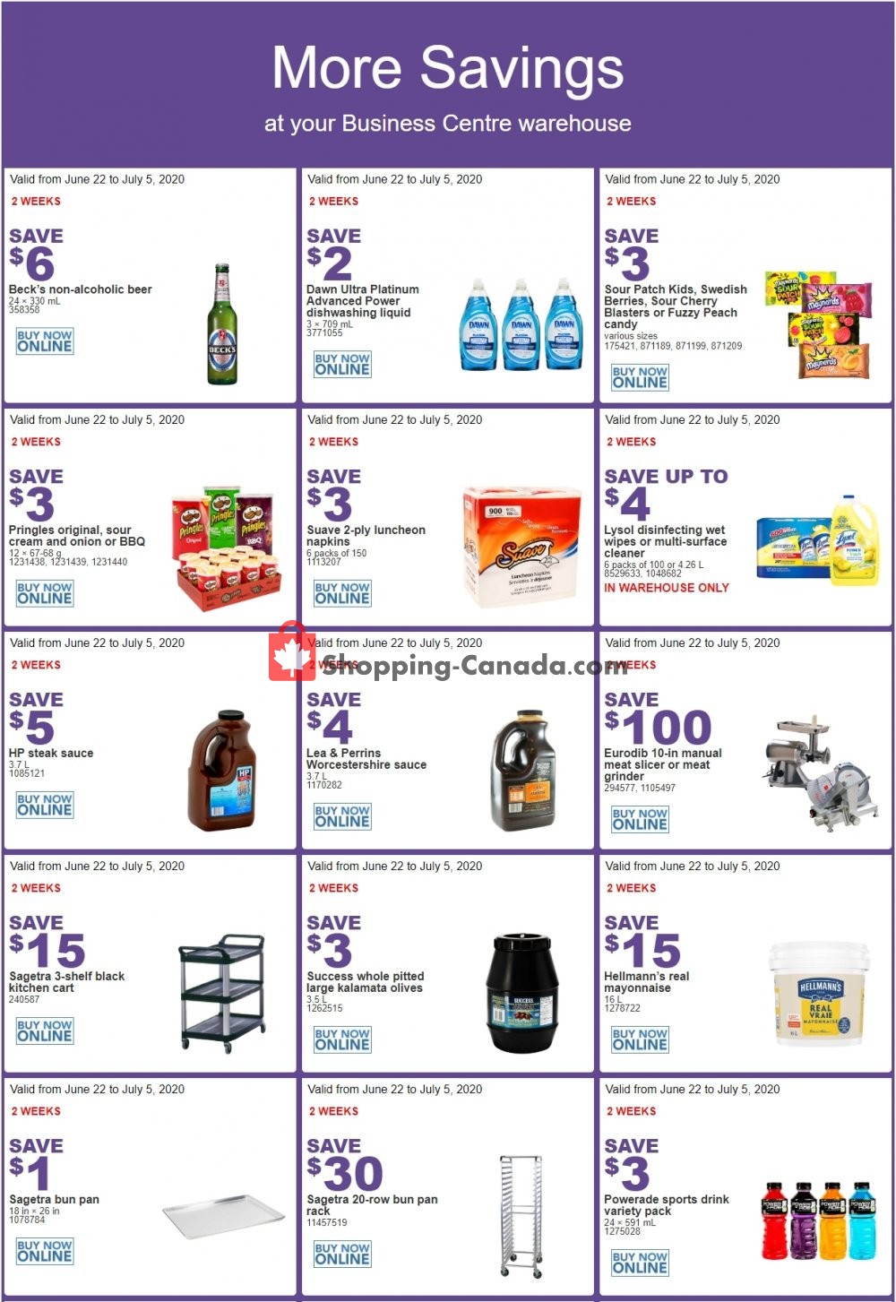 Costco Canada, flyer (More Savings) June 22 July 5, 2020 Shopping Canada