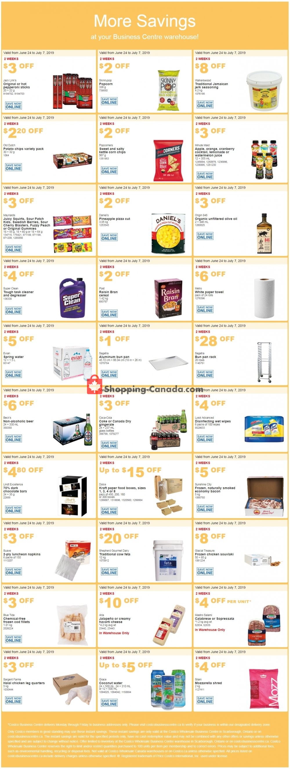 Costco flyer from Monday June 24, 2019 to Sunday July 7, 2019 - page 1