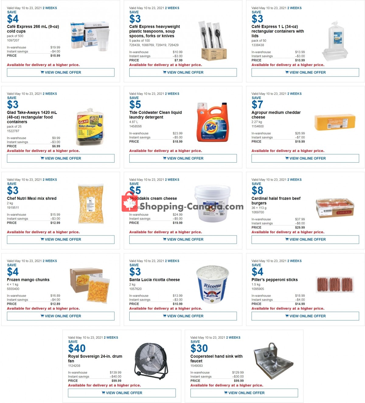 Costco flyer from Monday May 10, 2021 to Sunday May 23, 2021 - page 2