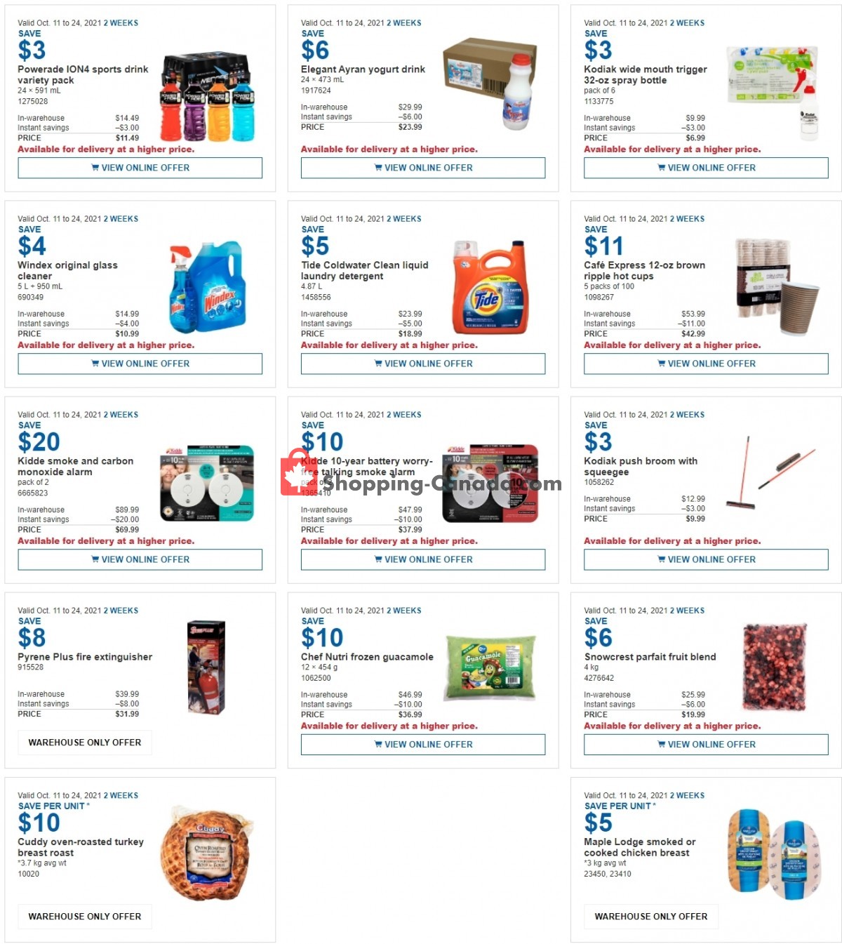 Costco flyer from Monday October 11, 2021 to Sunday October 24, 2021 - page 2