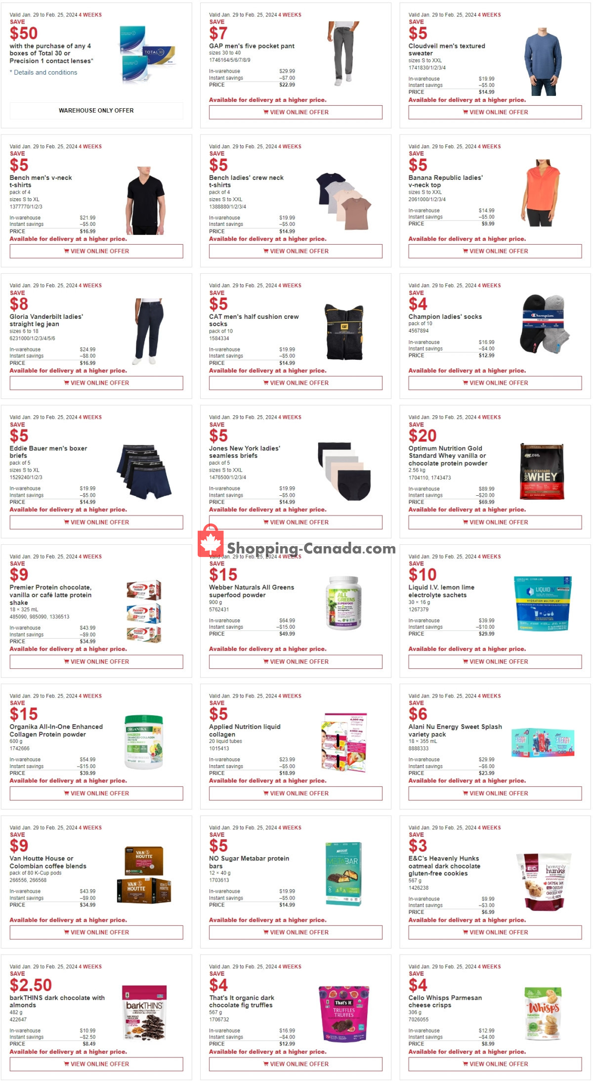 Costco flyer from Monday January 29, 2024 to Sunday February 25, 2024 - page 2