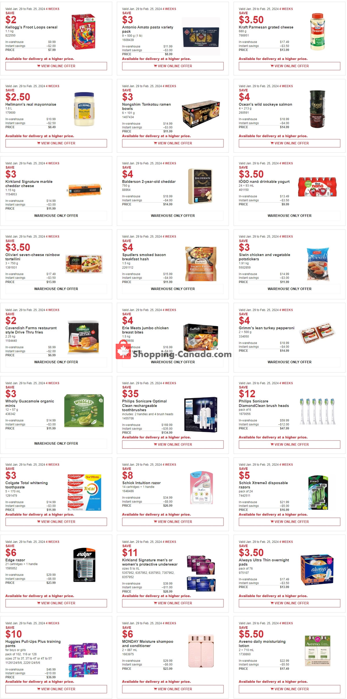 Costco flyer from Monday January 29, 2024 to Sunday February 25, 2024 - page 3