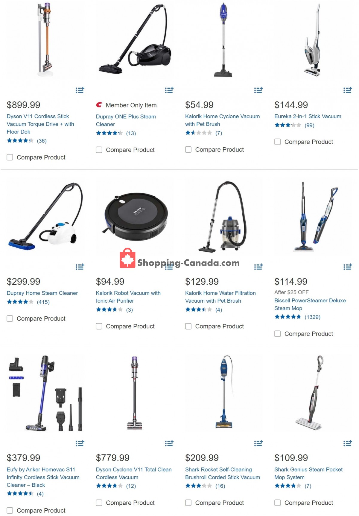 Costco Canada, flyer - (Save On Vacuums 