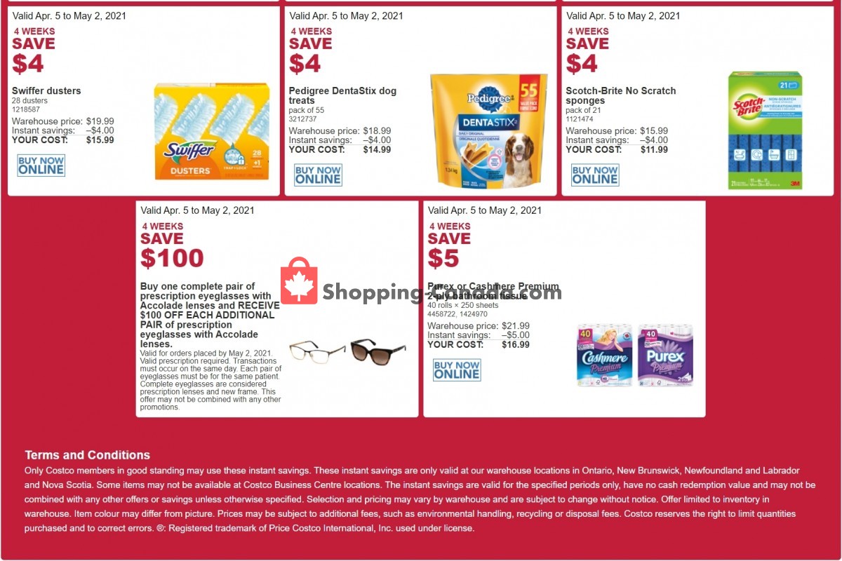 Costco flyer from Monday April 5, 2021 to Sunday May 2, 2021 - page 7