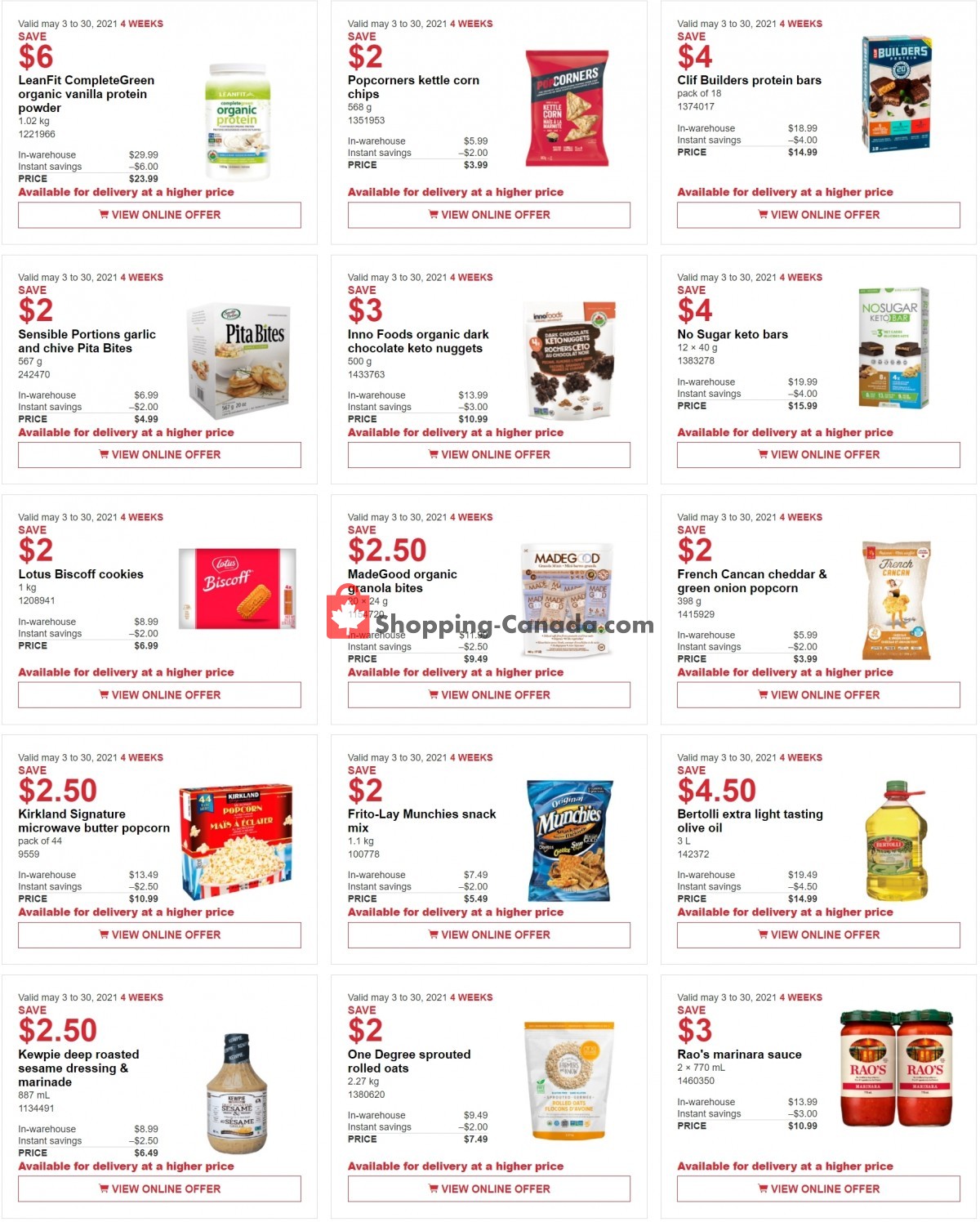 Costco flyer from Monday May 3, 2021 to Sunday May 30, 2021 - page 3
