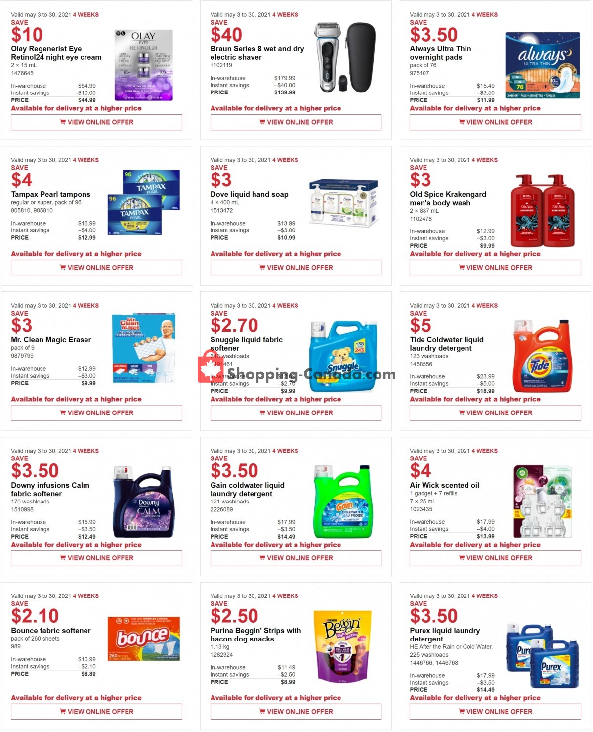 Costco flyer from Monday May 3, 2021 to Sunday May 30, 2021 - page 7