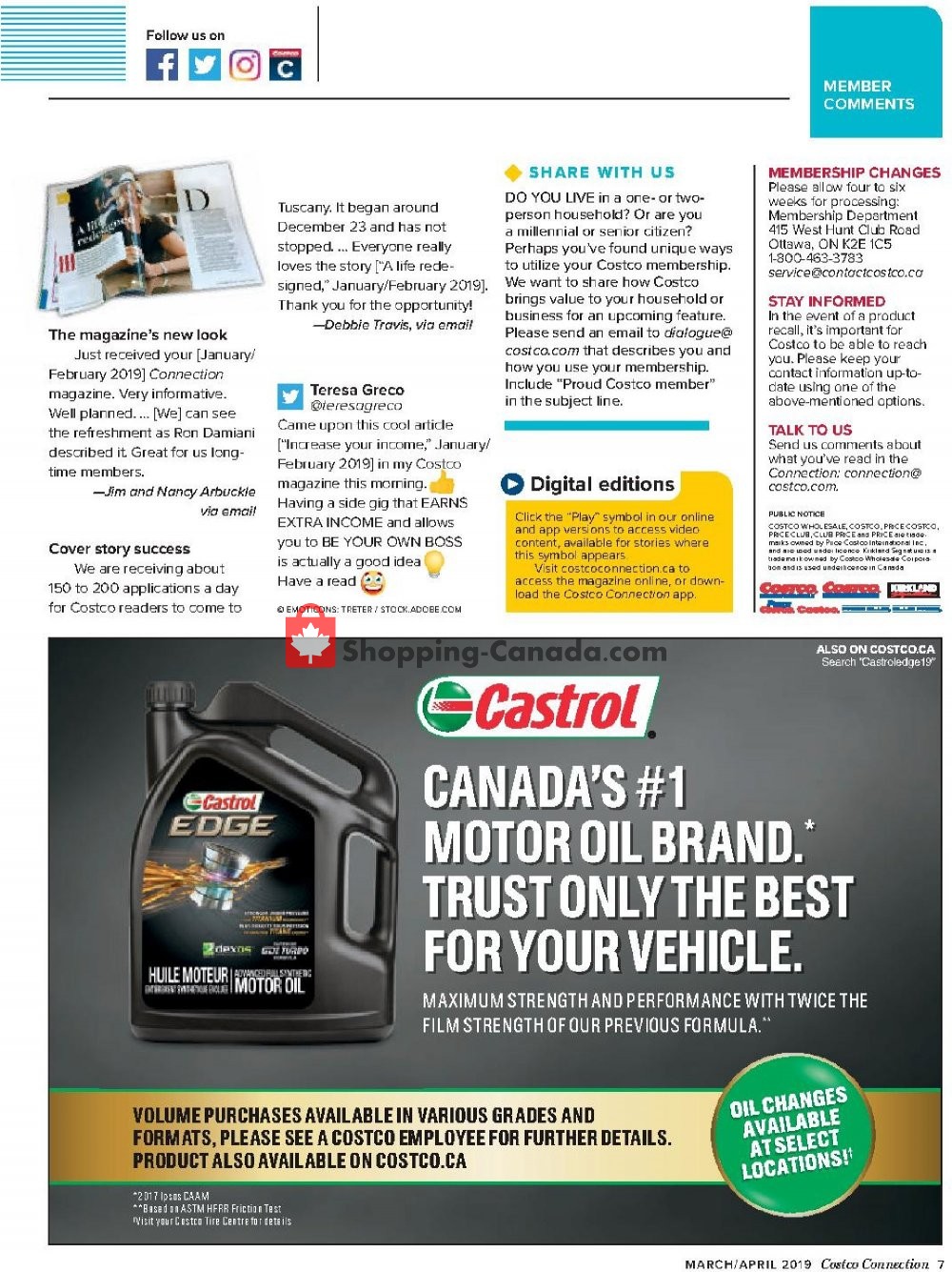 Costco flyer from Friday March 1, 2019 to Tuesday April 30, 2019 - page 10