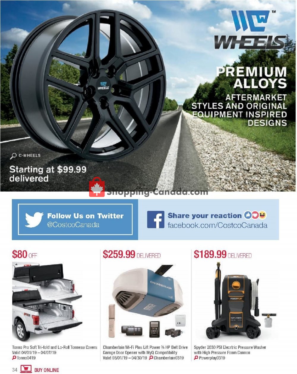 Costco flyer from Friday March 1, 2019 to Tuesday April 30, 2019 - page 113