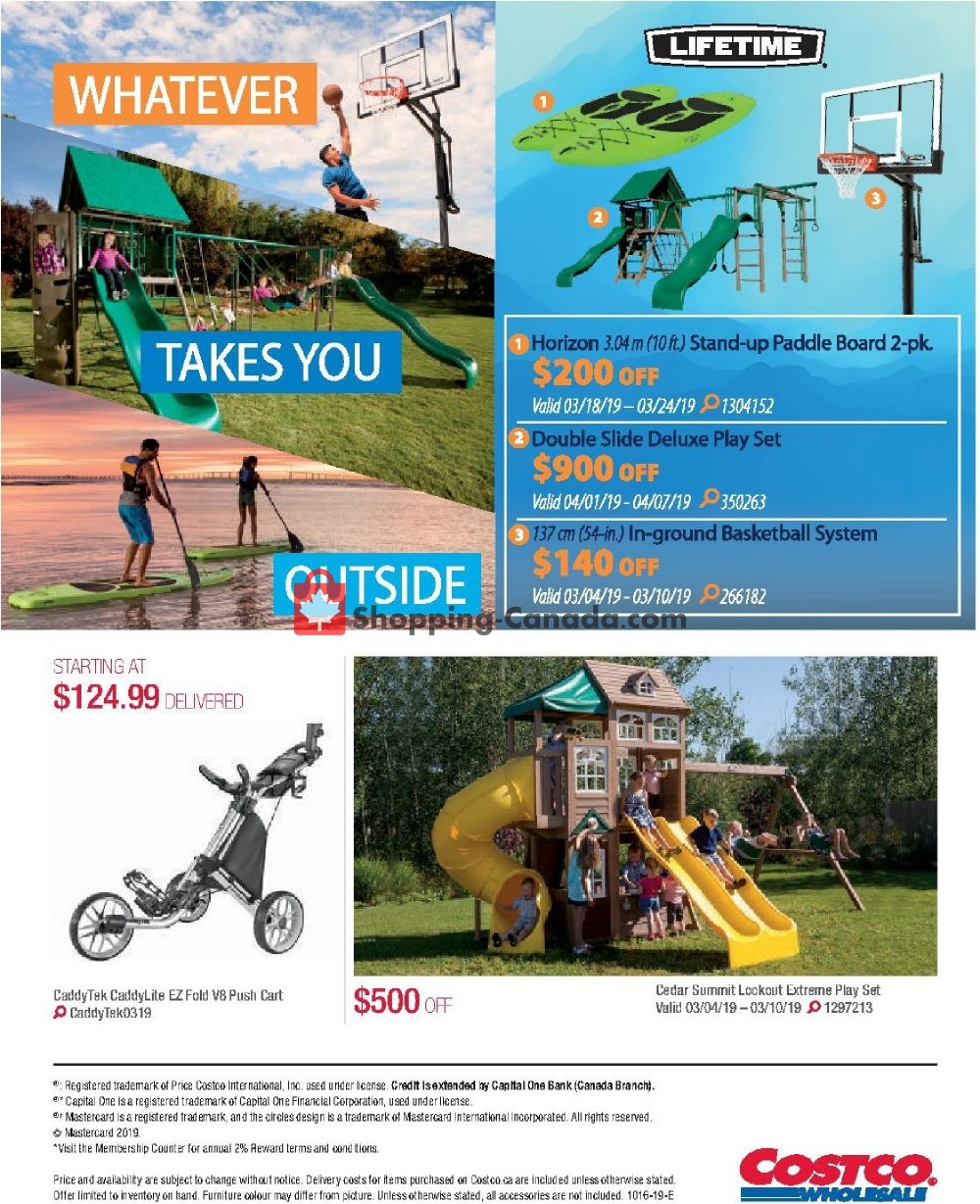 Costco flyer from Friday March 1, 2019 to Tuesday April 30, 2019 - page 115