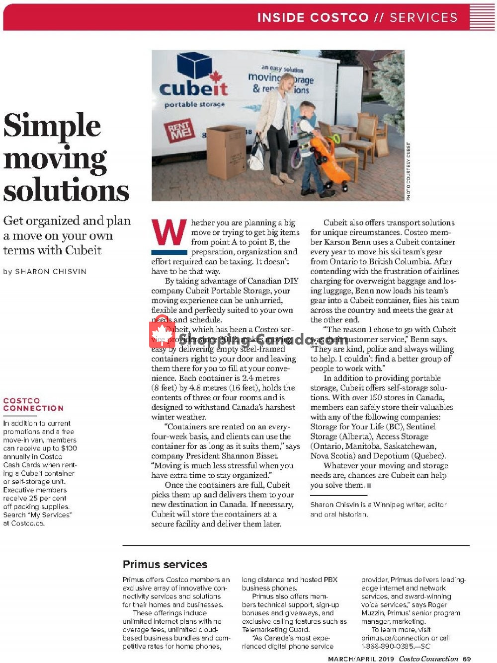 Costco flyer from Friday March 1, 2019 to Tuesday April 30, 2019 - page 74