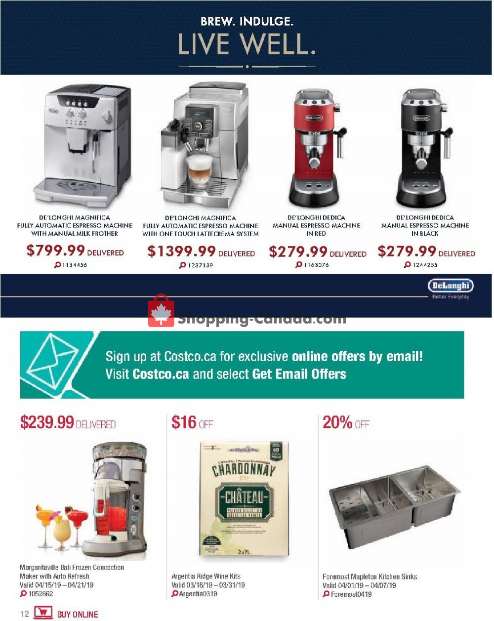 Costco flyer from Friday March 1, 2019 to Tuesday April 30, 2019 - page 91