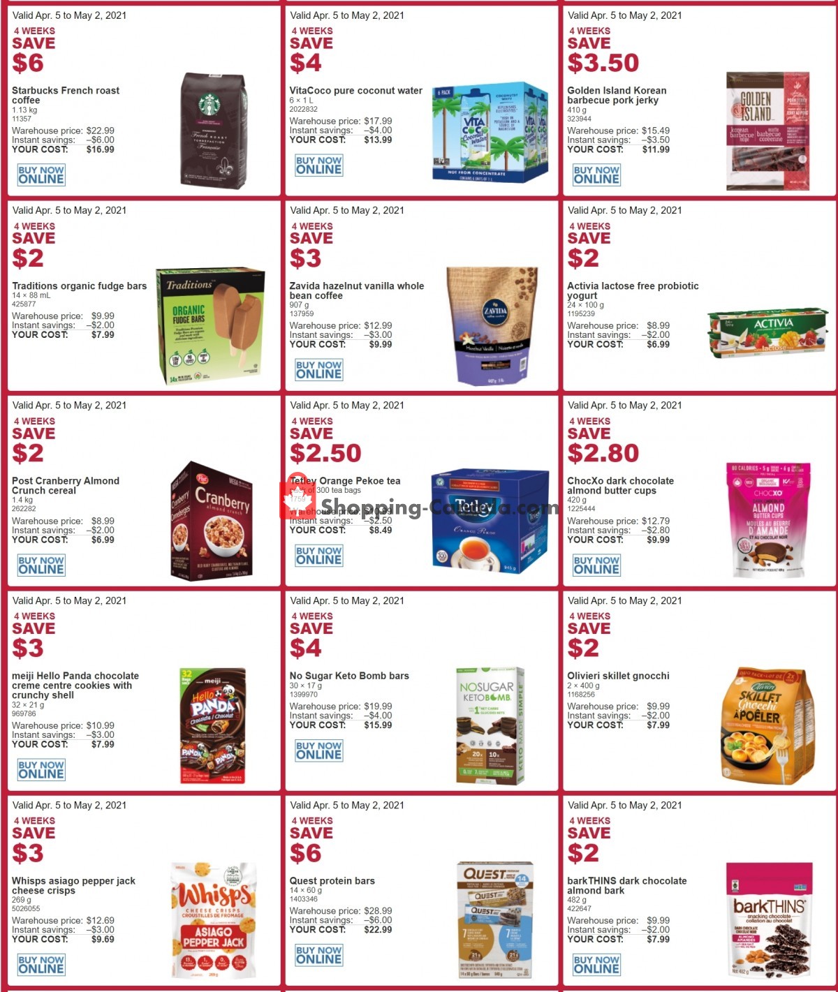 Costco flyer from Monday April 5, 2021 to Sunday May 2, 2021 - page 3