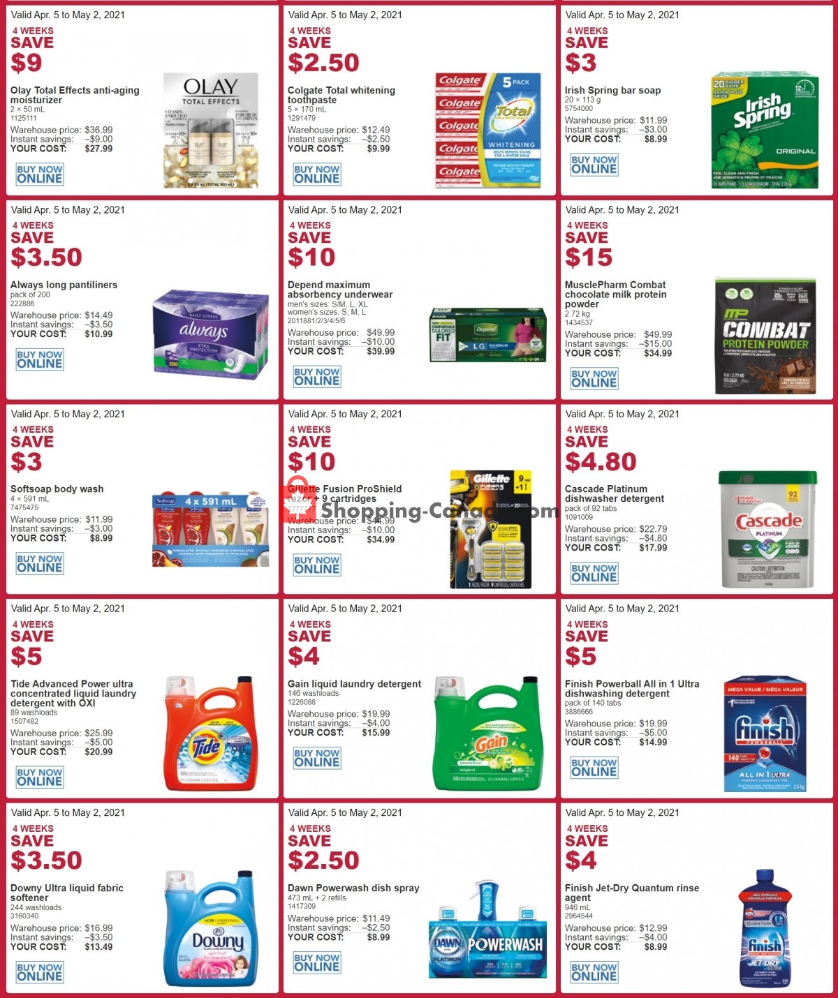 Costco flyer from Monday April 5, 2021 to Sunday May 2, 2021 - page 6