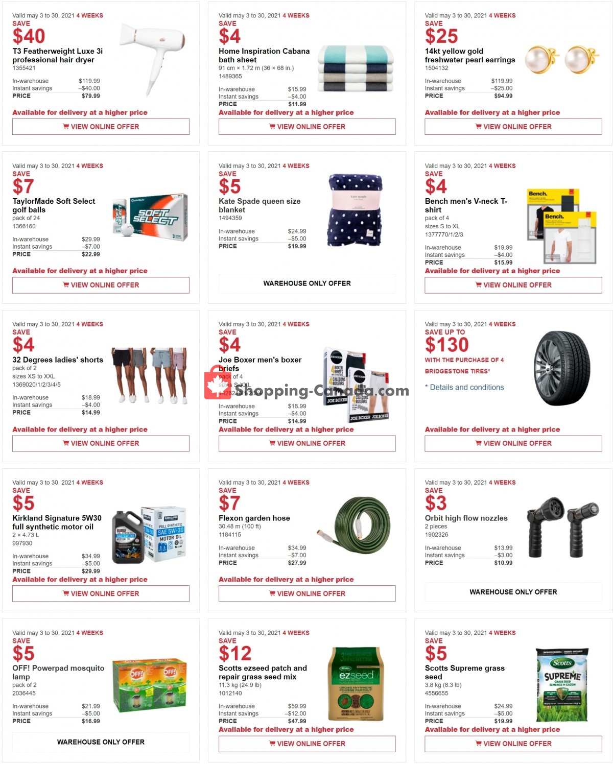 Costco flyer from Monday May 3, 2021 to Sunday May 30, 2021 - page 2