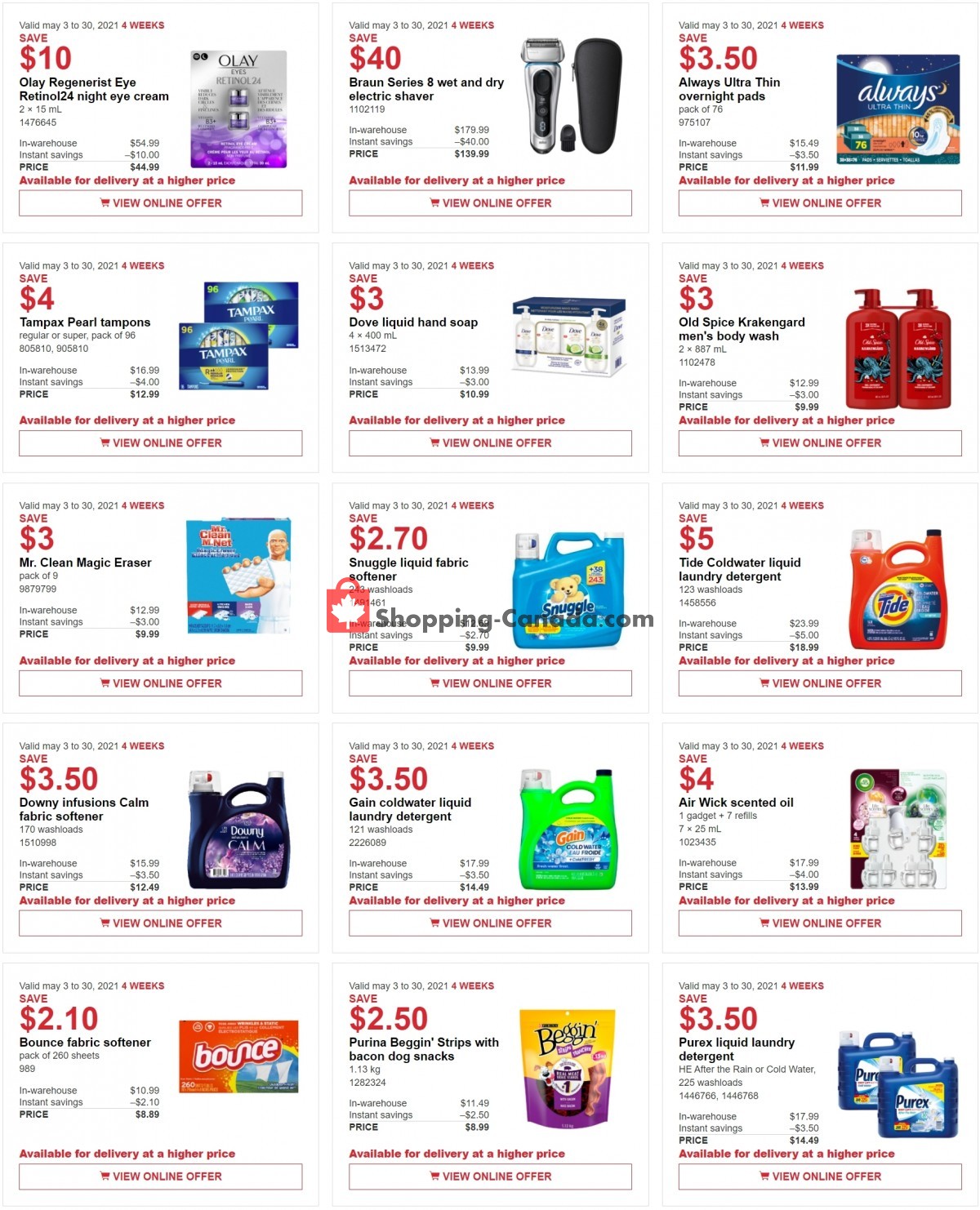 Costco flyer from Monday May 3, 2021 to Sunday May 30, 2021 - page 7