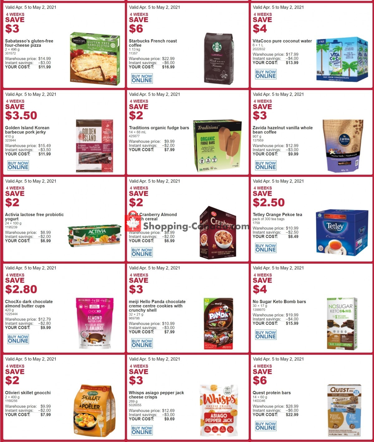 Costco Canada, flyer (Special Offer QC) April 5 May 2, 2021