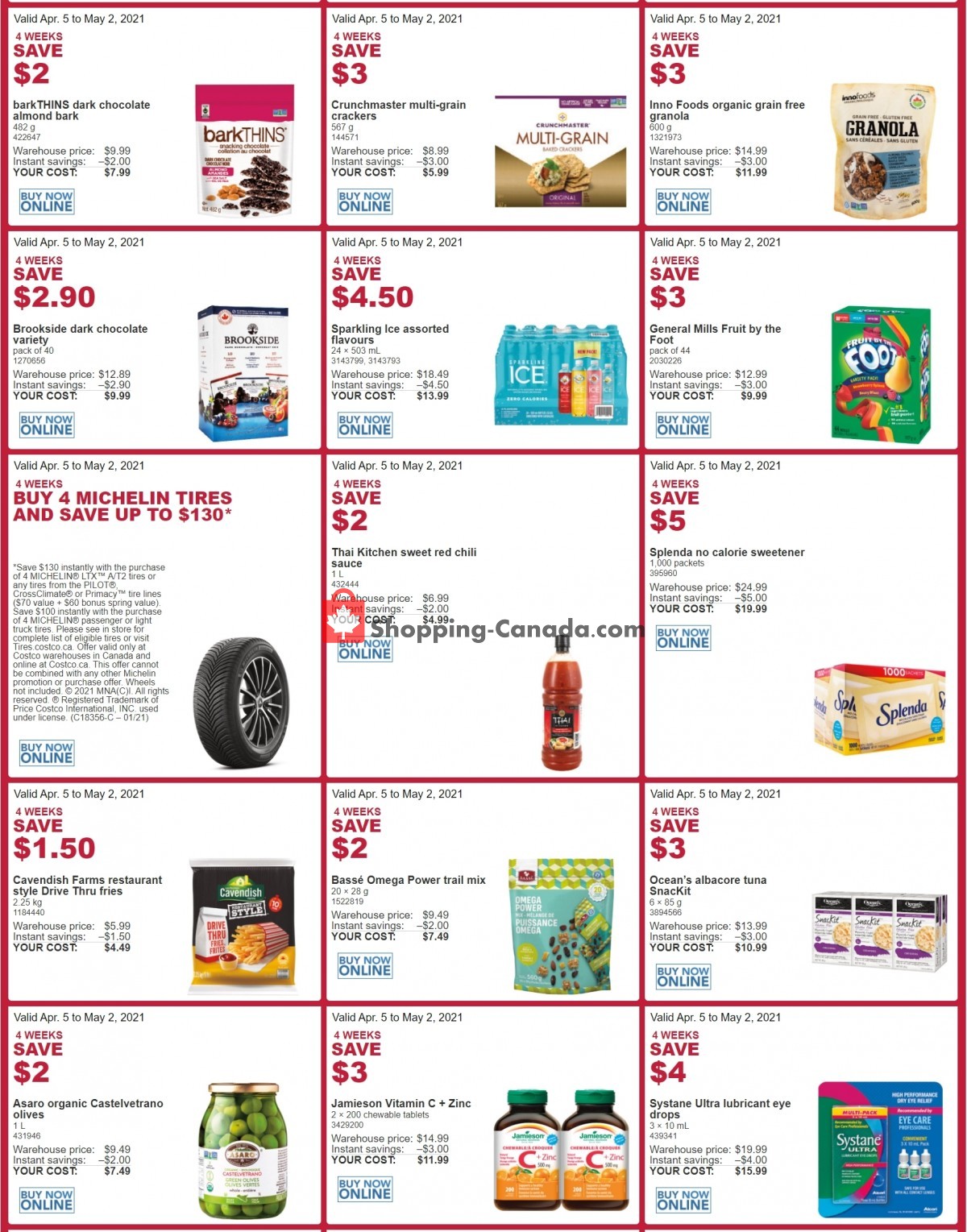 Costco flyer from Monday April 5, 2021 to Sunday May 2, 2021 - page 4