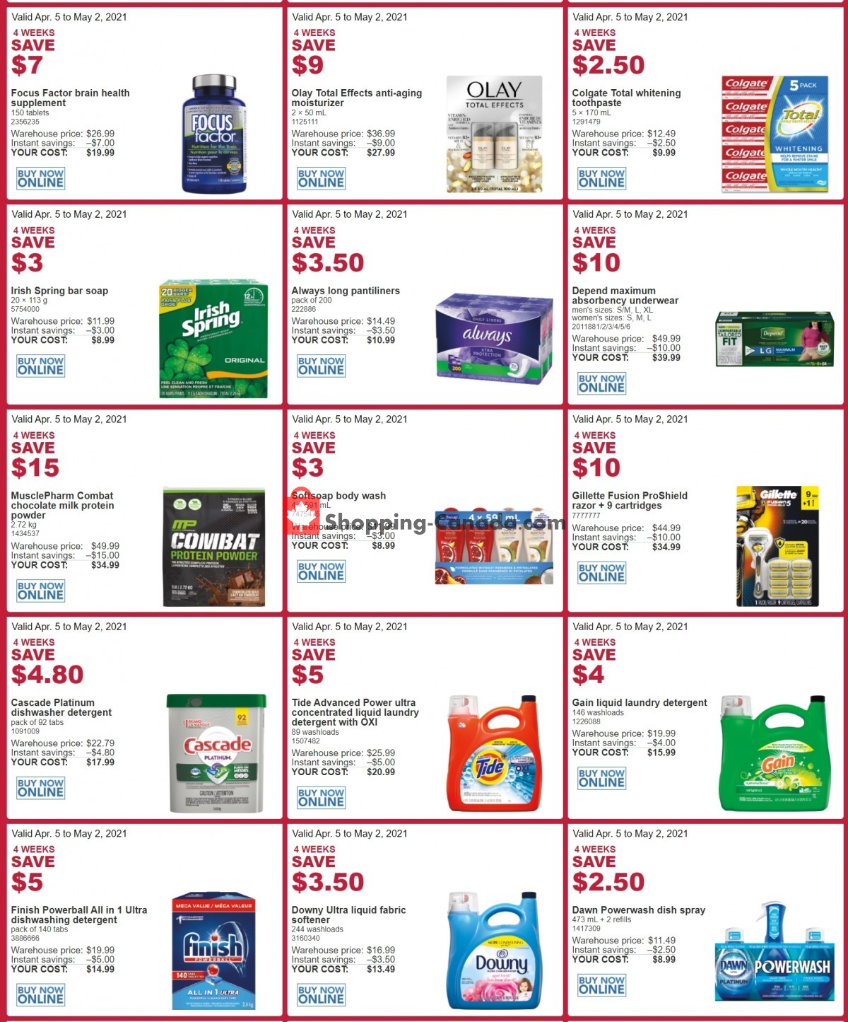 Costco flyer from Monday April 5, 2021 to Sunday May 2, 2021 - page 6