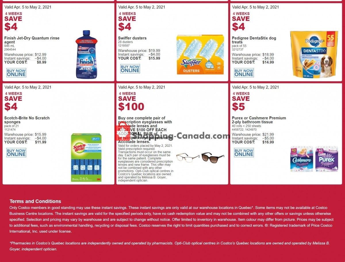 Costco flyer from Monday April 5, 2021 to Sunday May 2, 2021 - page 7
