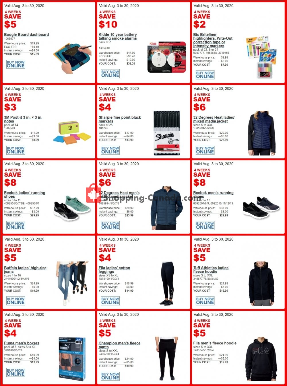 Costco flyer from Monday August 3, 2020 to Sunday August 30, 2020 - page 2