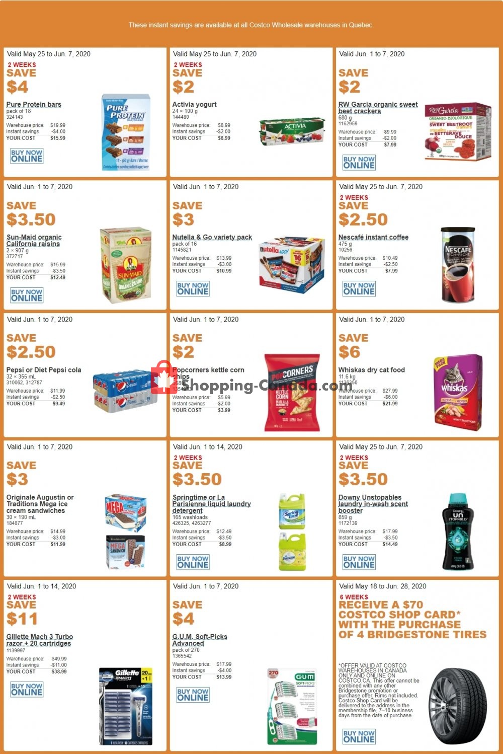 Costco flyer from Monday June 1, 2020 to Sunday June 7, 2020 - page 1