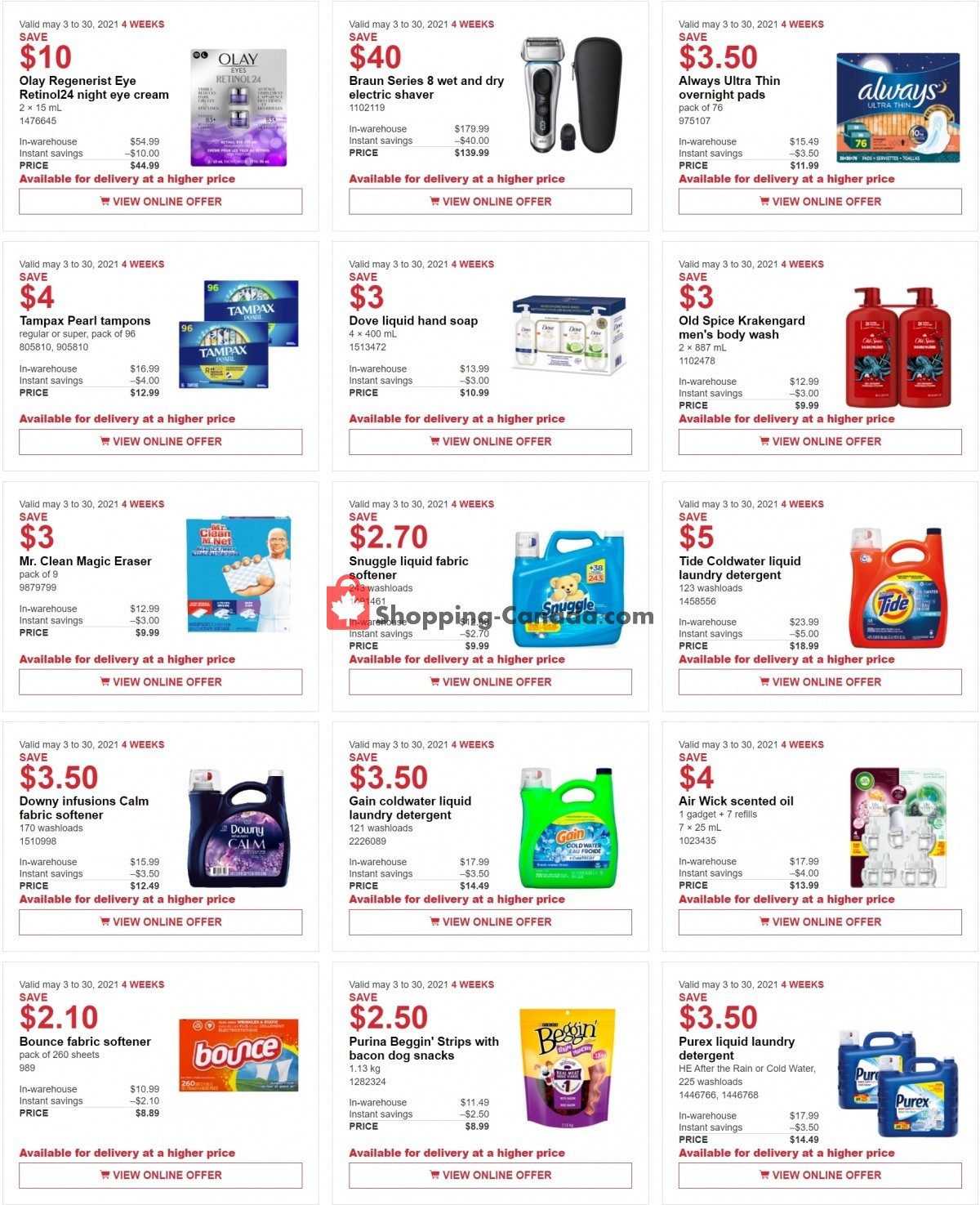 Costco flyer from Monday May 3, 2021 to Sunday May 30, 2021 - page 7