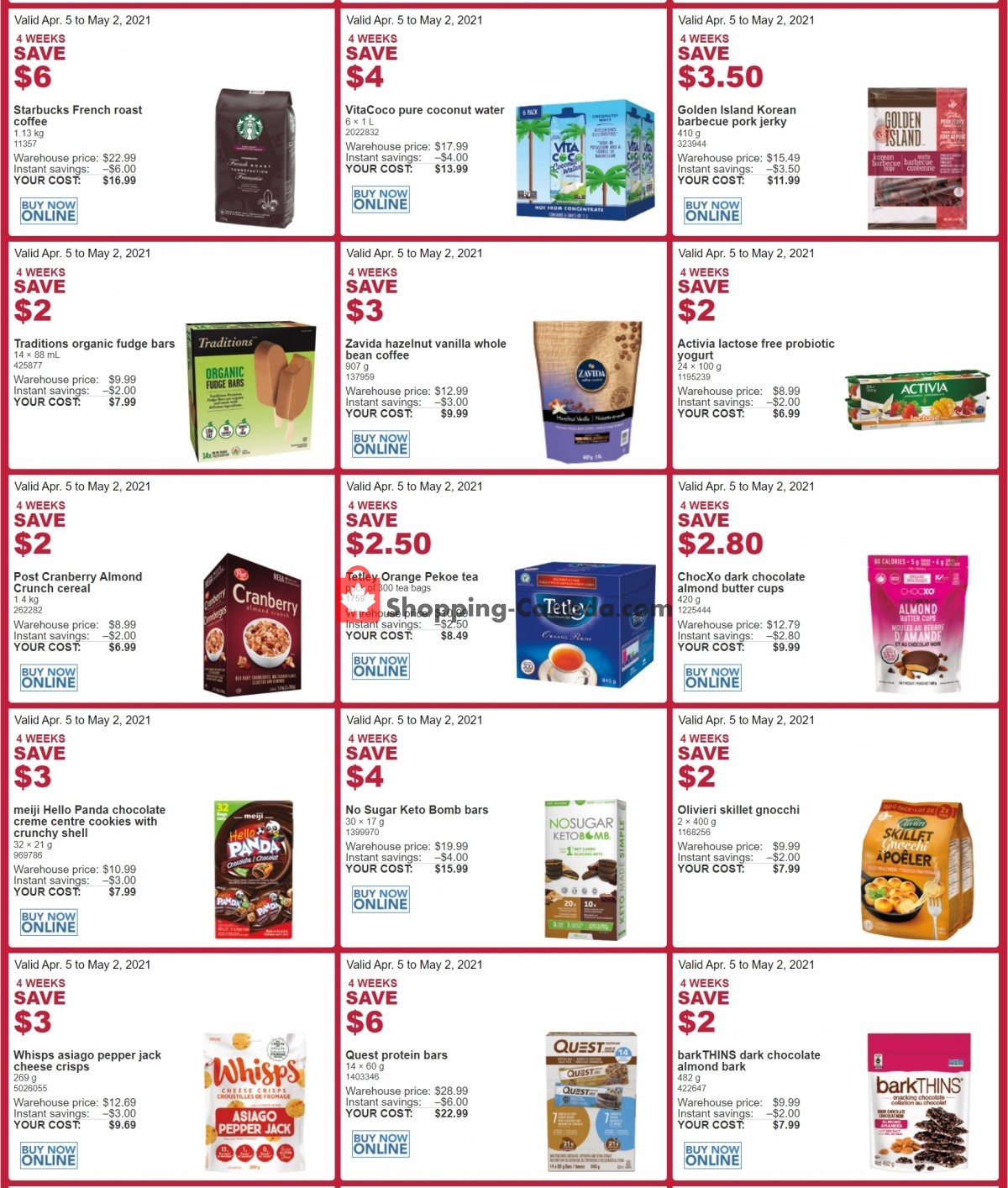 Costco flyer from Monday April 5, 2021 to Sunday May 2, 2021 - page 3