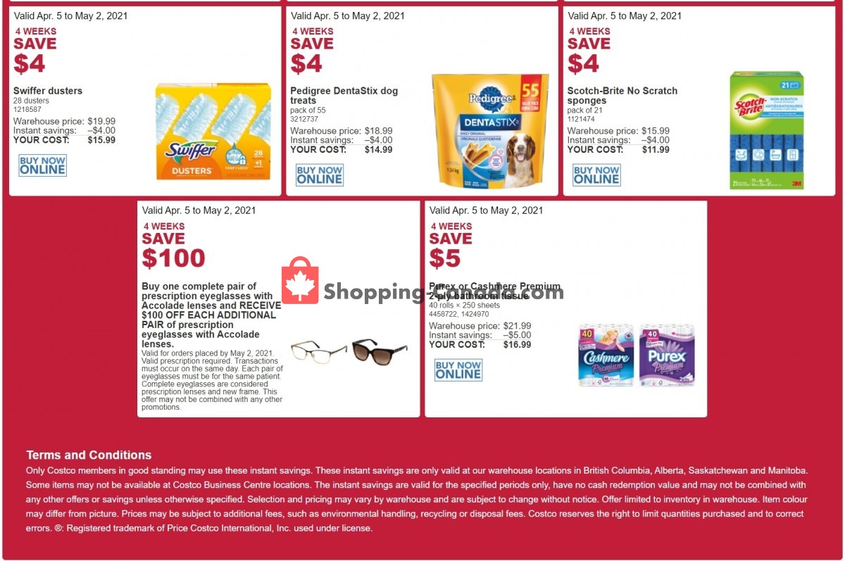 Costco flyer from Monday April 5, 2021 to Sunday May 2, 2021 - page 7