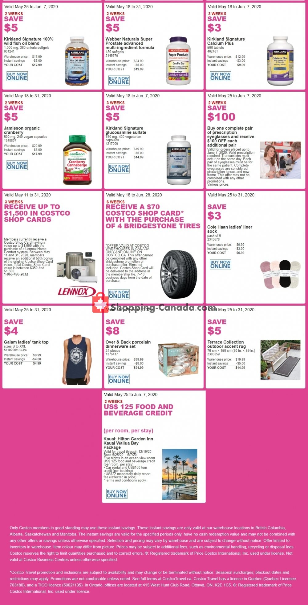 Costco flyer from Monday May 25, 2020 to Sunday May 31, 2020 - page 2