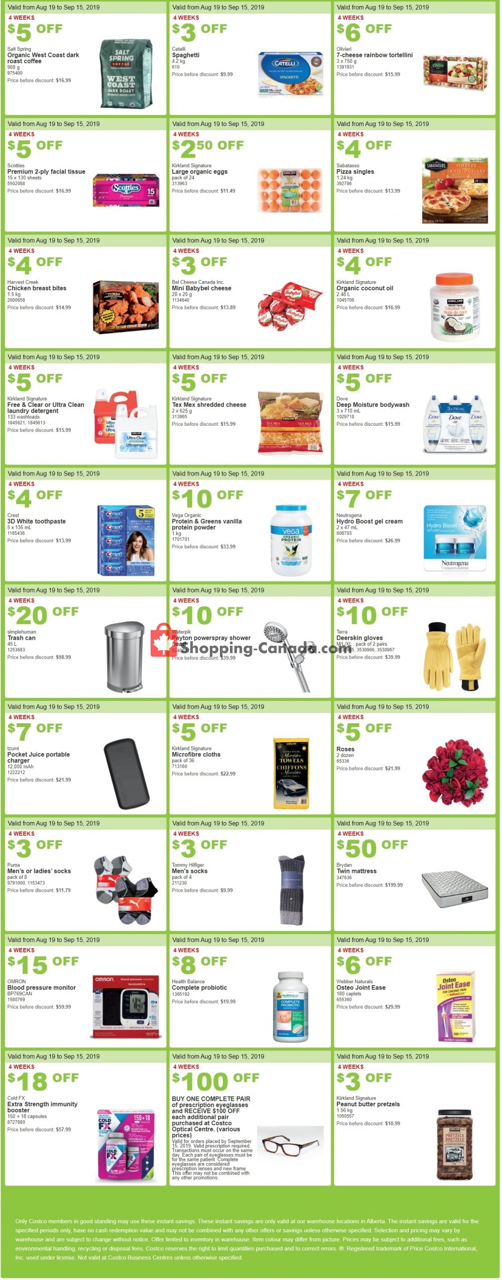Costco flyer from Monday September 9, 2019 to Sunday September 22, 2019 - page 2