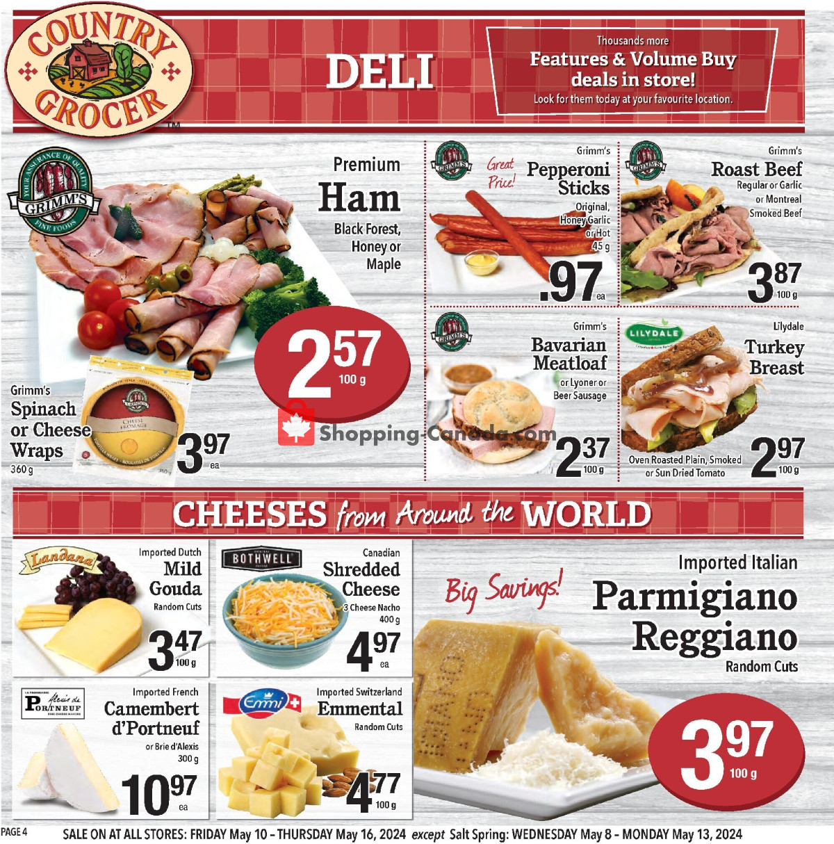 Country Grocer flyer from Friday May 10, 2024 to Thursday May 16, 2024 - page 4