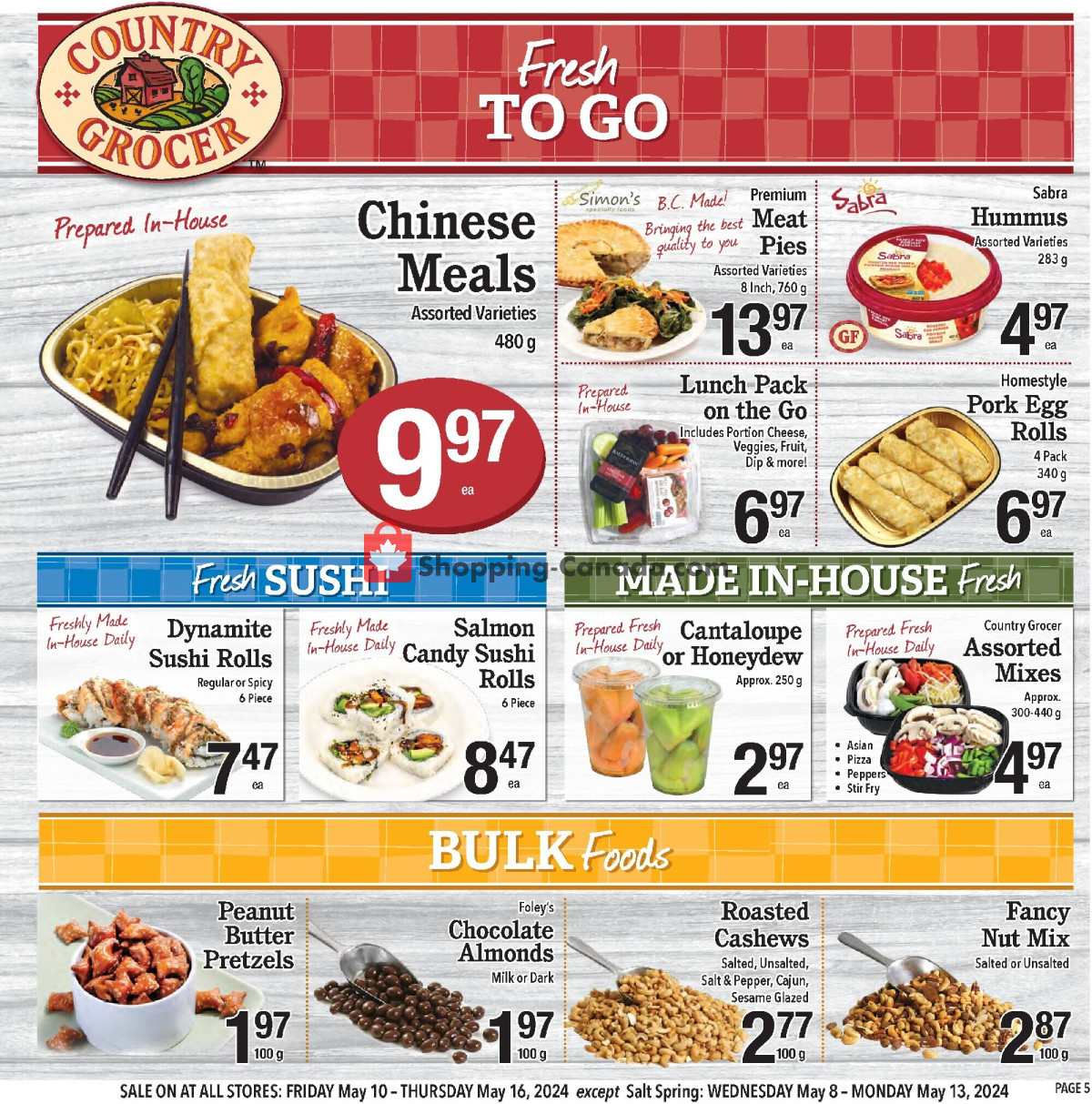 Country Grocer flyer from Friday May 10, 2024 to Thursday May 16, 2024 - page 5