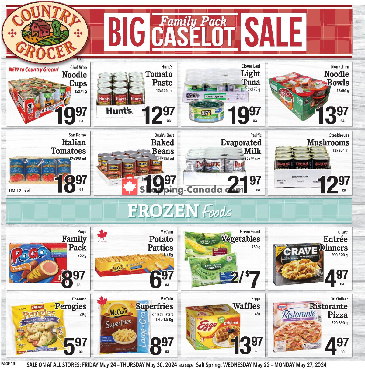 Country Grocer flyer from Wednesday May 22, 2024 to Monday May 27, 2024 - page 10