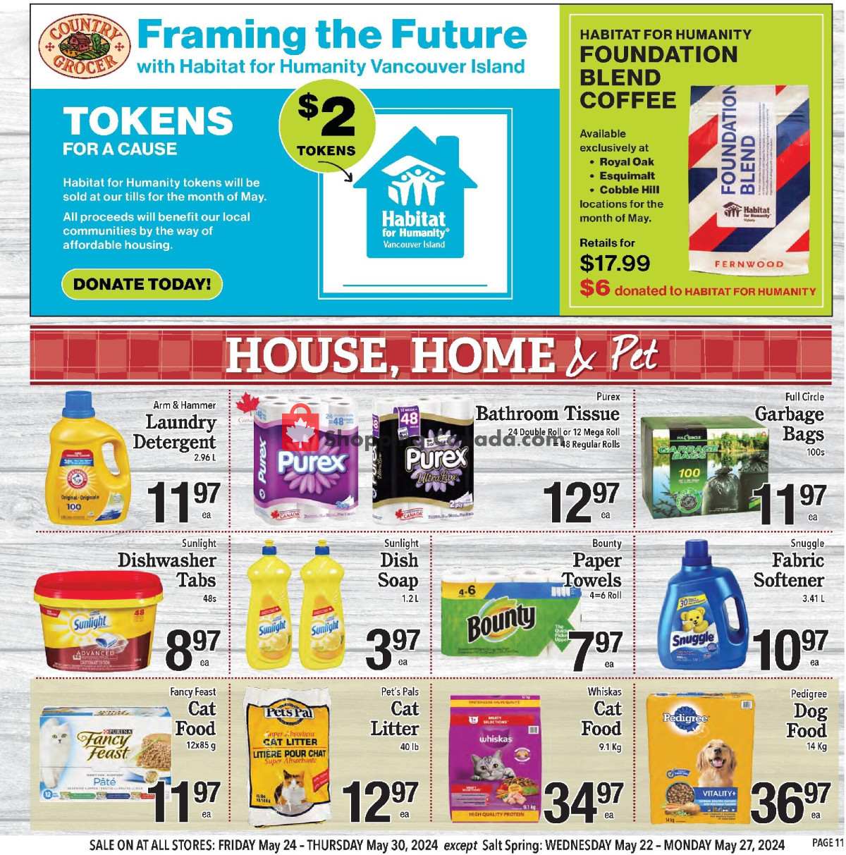 Country Grocer flyer from Wednesday May 22, 2024 to Monday May 27, 2024 - page 11