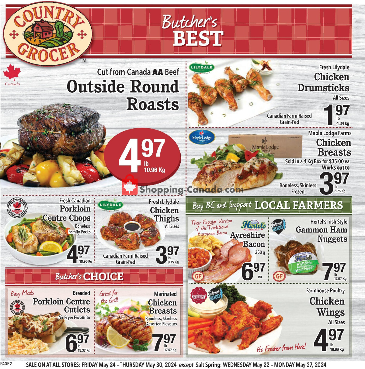 Country Grocer flyer from Wednesday May 22, 2024 to Monday May 27, 2024 - page 2
