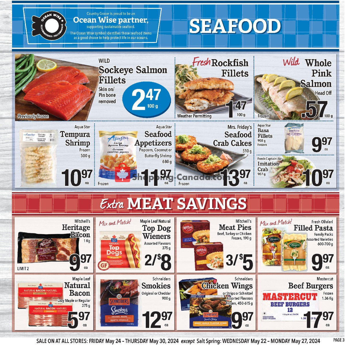 Country Grocer flyer from Wednesday May 22, 2024 to Monday May 27, 2024 - page 3