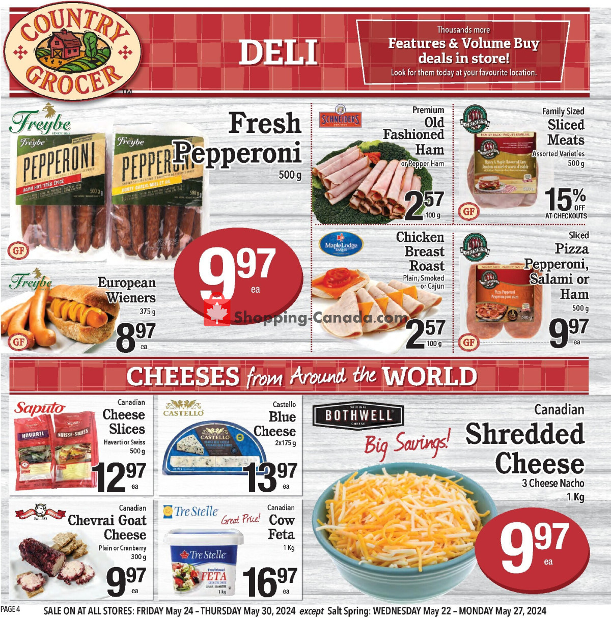 Country Grocer flyer from Wednesday May 22, 2024 to Monday May 27, 2024 - page 4