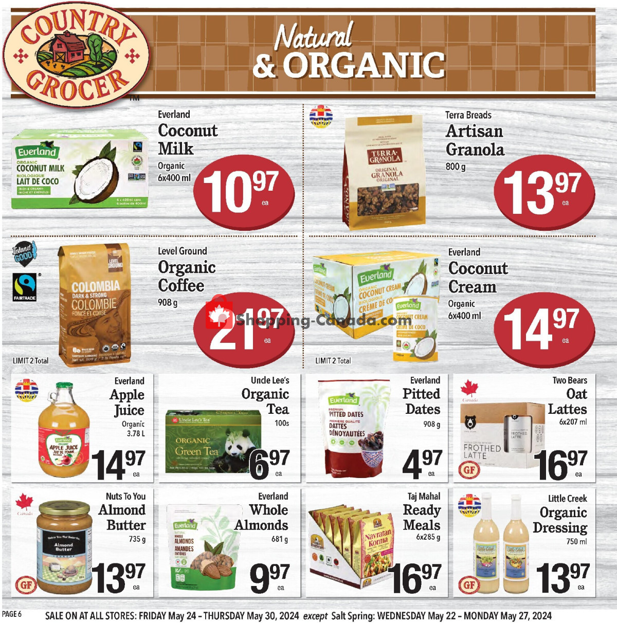 Country Grocer flyer from Wednesday May 22, 2024 to Monday May 27, 2024 - page 6