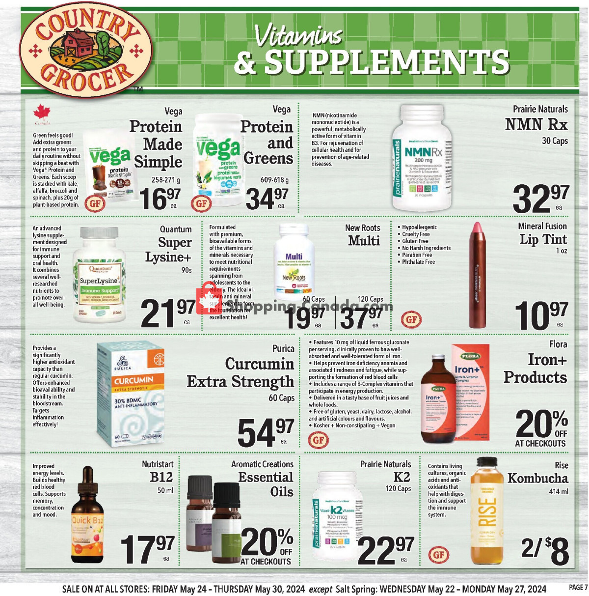 Country Grocer flyer from Wednesday May 22, 2024 to Monday May 27, 2024 - page 7