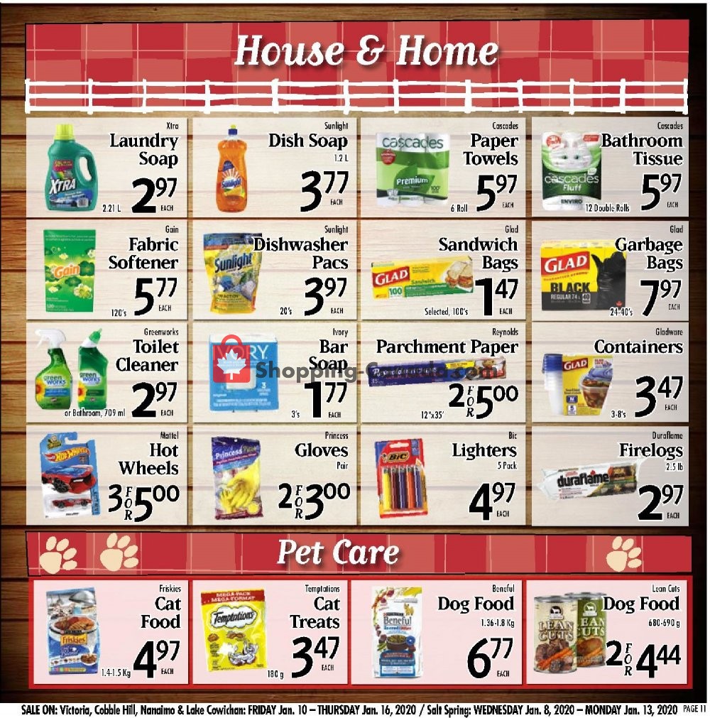 Country Grocer flyer from Friday January 10, 2020 to Thursday January 16, 2020 - page 11