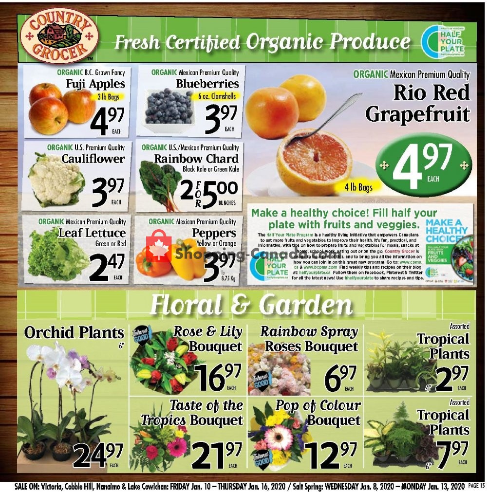 Country Grocer flyer from Friday January 10, 2020 to Thursday January 16, 2020 - page 15