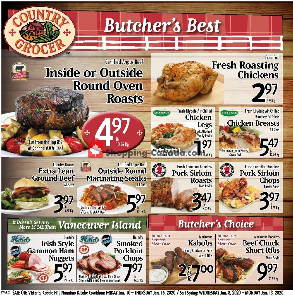 Country Grocer flyer from Friday January 10, 2020 to Thursday January 16, 2020 - page 2