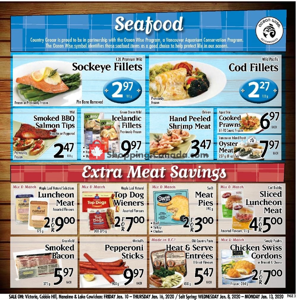 Country Grocer flyer from Friday January 10, 2020 to Thursday January 16, 2020 - page 3