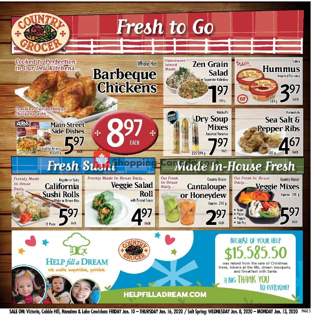 Country Grocer flyer from Friday January 10, 2020 to Thursday January 16, 2020 - page 5