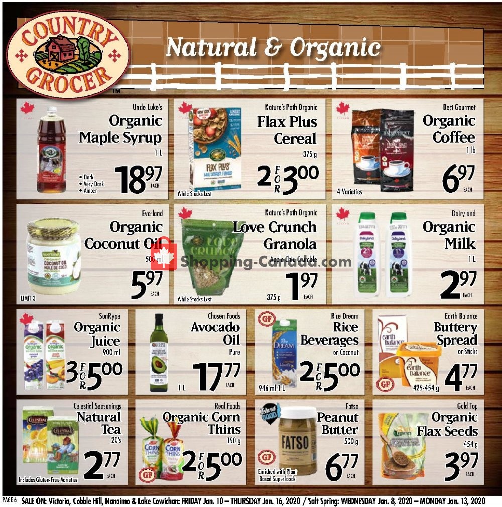 Country Grocer flyer from Friday January 10, 2020 to Thursday January 16, 2020 - page 6